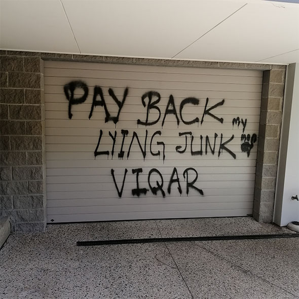 Graffiti Removal of car park